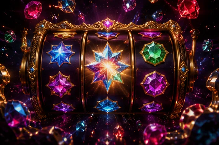 Starburst XXXtreme neon jewel slot reels with prismatic gems